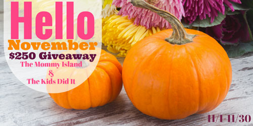 Hello November - $250 Cash Giveaway